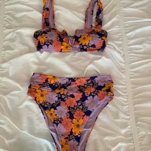 Aerie Bikini Set - highwaisted bottoms, womens xs/s